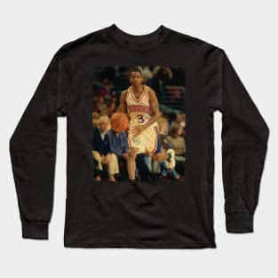 Allen Iverson - Vintage Design Of Basketball Long Sleeve T-Shirt